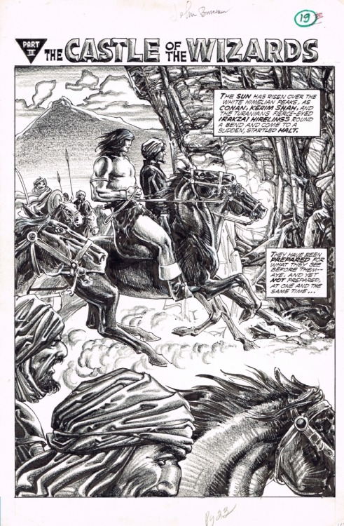 ungoliantschilde: ungoliantschilde:some Conan by John Buscema, with Inks by Alfredo Alcala. one of m