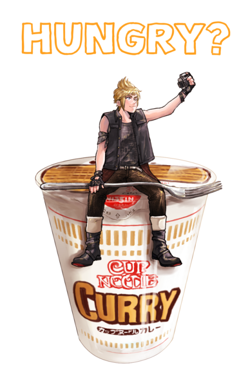 I want it FF15 figure noodle stopper