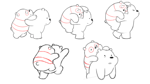 pocketpicasso:  HEY HEY HEY! last night “the road” premiered on Cartoon Network, and it is one of my absolute faaaaavorite We Bare Bears episodes! overflowing with heart, and UGH. THOSE LIL’ VOICES.  here’s a couple special poses I got to draw