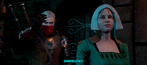 madeofashandsmoke:I love how Geralt is facepalming in the background.