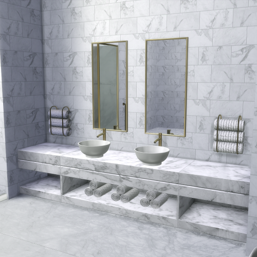 | LUXE BATHROOM SET | So here is our first bathroom set! -15 Brand New meshes!We worked incredibly h