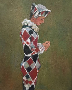 ydrorh:  Harlequin, 2016, Oil on canvas,