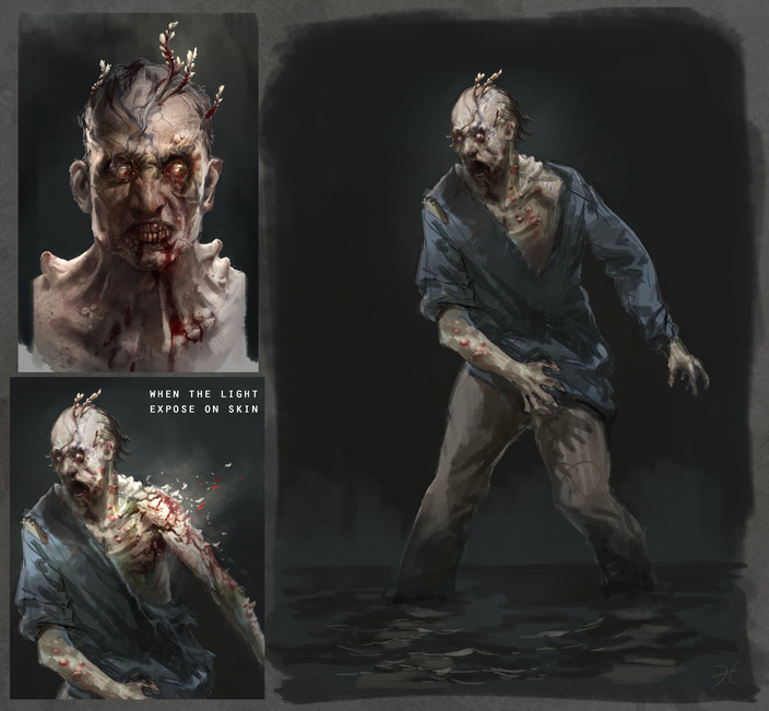theomeganerd:  The Last of Us ~ The Infected Concept Art by Hyoung Nam 