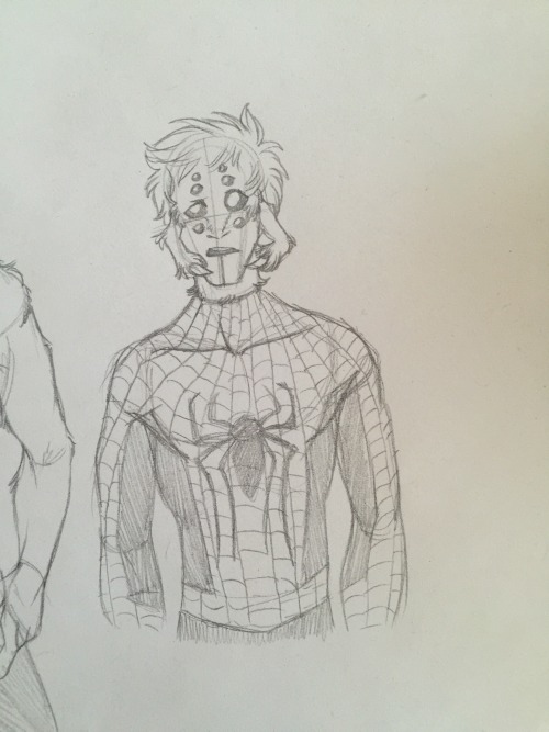 jaypriestly-artwork:  I am in love with @polarspaz creations, especially spider!peter. I just had to