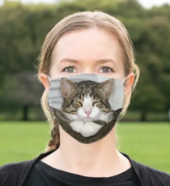 Cute Cat Adult Cloth Face Mask - 15% off with code ZAZZLESALE4U