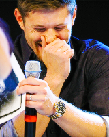 angelinasjoli:jensen ackles + laughing