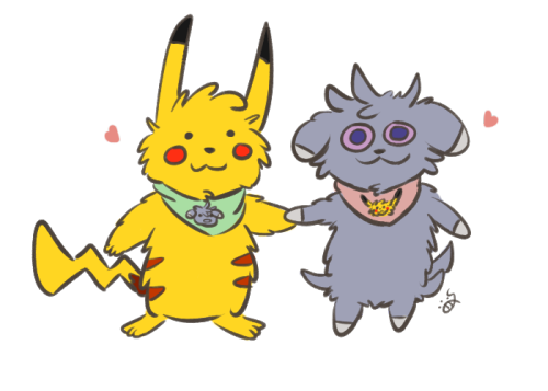 sparkscroach: pokemon-global-academytheyre friends 