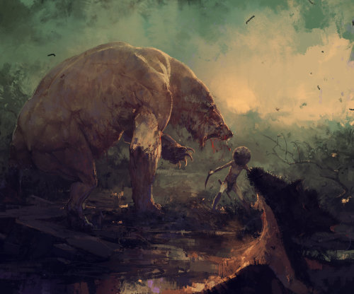 rhubarbes:  Unequal Struggle by Svjeeta / Jiří Světinský.  More concept art here.