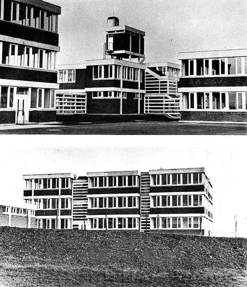 shefeld:parkhouse secondary school, sheffield c.1964 lyons, israel, ellis &amp; partners design 