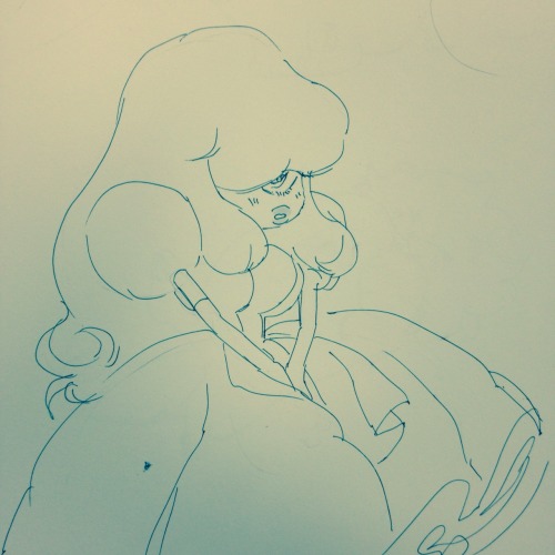 Porn photo shacklefunk:  some sapphire doodles ! 