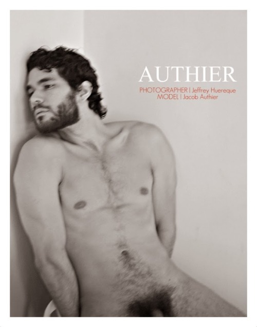 bizarrecelebnudes:  Jacob Authier - Model Getting naked for a photo shoot 