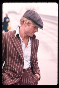 livviedehavilland:Robert Redford on the set of “The Sting”, 1973