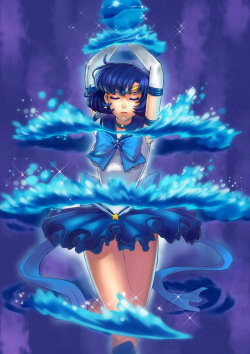 freeandshonenspirit:  ulovefanart:  Sailor Mercury   