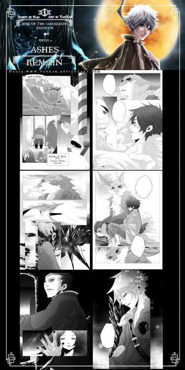 The second book of [Ashes Remain], the Rise of the Guardians fanbook/doujinshi that I’m making