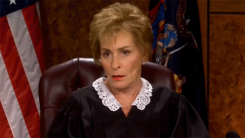 realitytvgifs:  Judge Judy Finally Hears Case Involving Grindr (x)