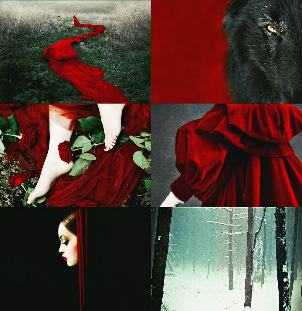 enginesinrepair:  Bloody Fairy Tales ;  Little Red Riding Hood   In the deep dark