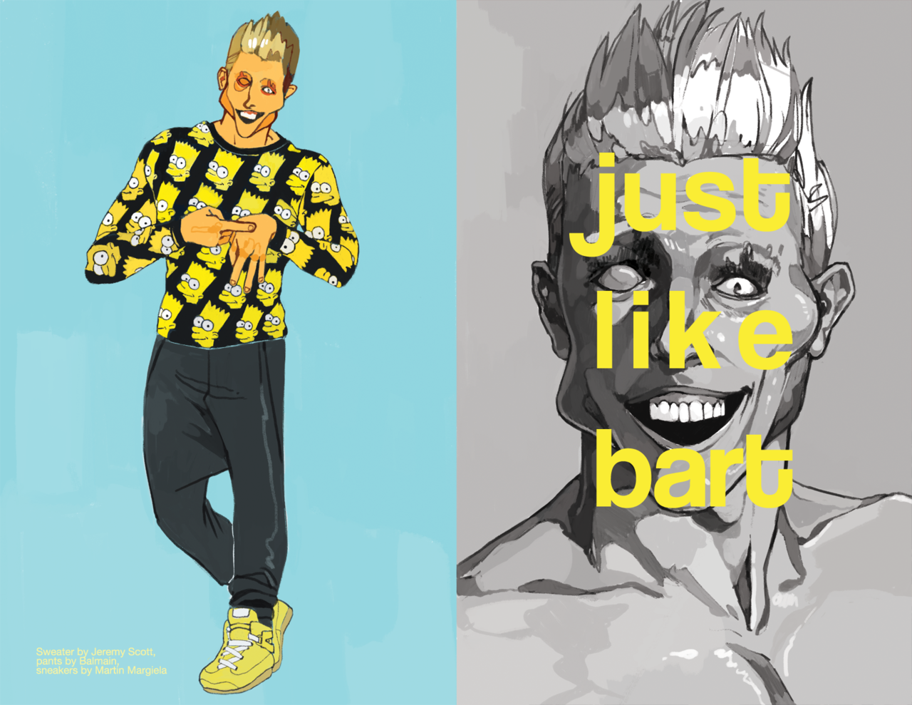 alexisparade: previews of a new Monster Factory zine i’m hoping to have done for