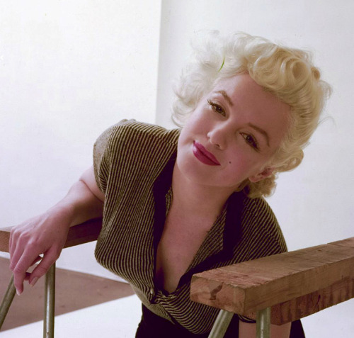 Marilyn Monroe photographed by Milton Greene, 1955.
