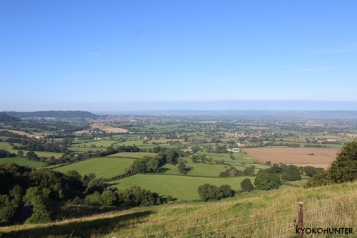 An amazing view from Coaley Peak, looking across the Severn Valley. Worth the early start on a Sunda