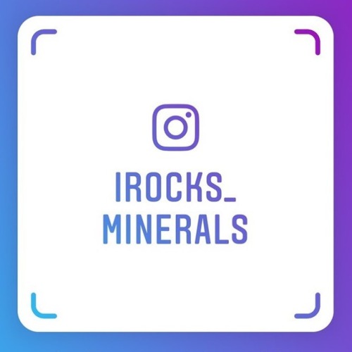 Want sneak peaks and first dibs on fine minerals from our secret stashes? Follow our other IG, @iroc