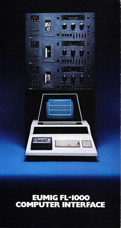 yodaprod:Eumig FL-1000 Cassette Deck with a Commodore PET (1979)