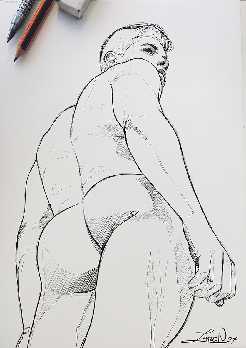 zanenox:    ⚣    ZaneNox-Pencil05I Like Big Butts and I Can Not Lie!🍑💜😝  www.instagram.com/zane.nox/Commissions:theartofzanenox@gmail.com