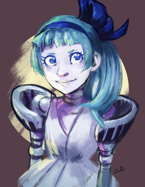 rainbowcoloredrain: Quick paint over the sketch I did. Sapphire Melody from Pretend Wizards! @zinbi