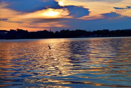 Lower harbor sunset view June 27th