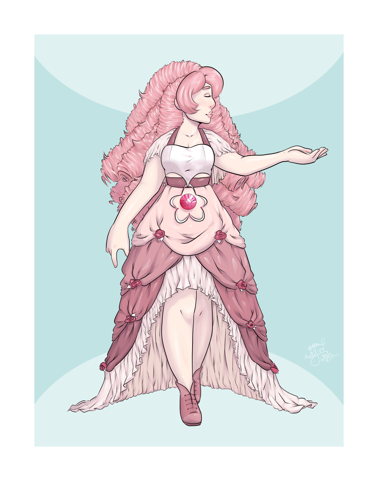 gossart1323:  See the full version on my dA. I had so much fun drawing this!  Rose