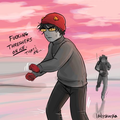 ladyskorpia:     KARKAT: !@#$%^& KARKAT: WHAT THE ACTUAL FUCK, SHITWAD?! SOLLUX: *cough* 2uck…iit…   Sollux, you diick. 