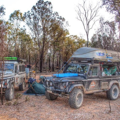 jamieonline: You can’t beat an over night camp in the middle of know where while your on an ad