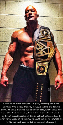 Wwewrestlingsexconfessions:  I Want To Be In The Gym With The Rock, Watching Him