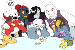 eraemilius:  In which Frisk does a card trick