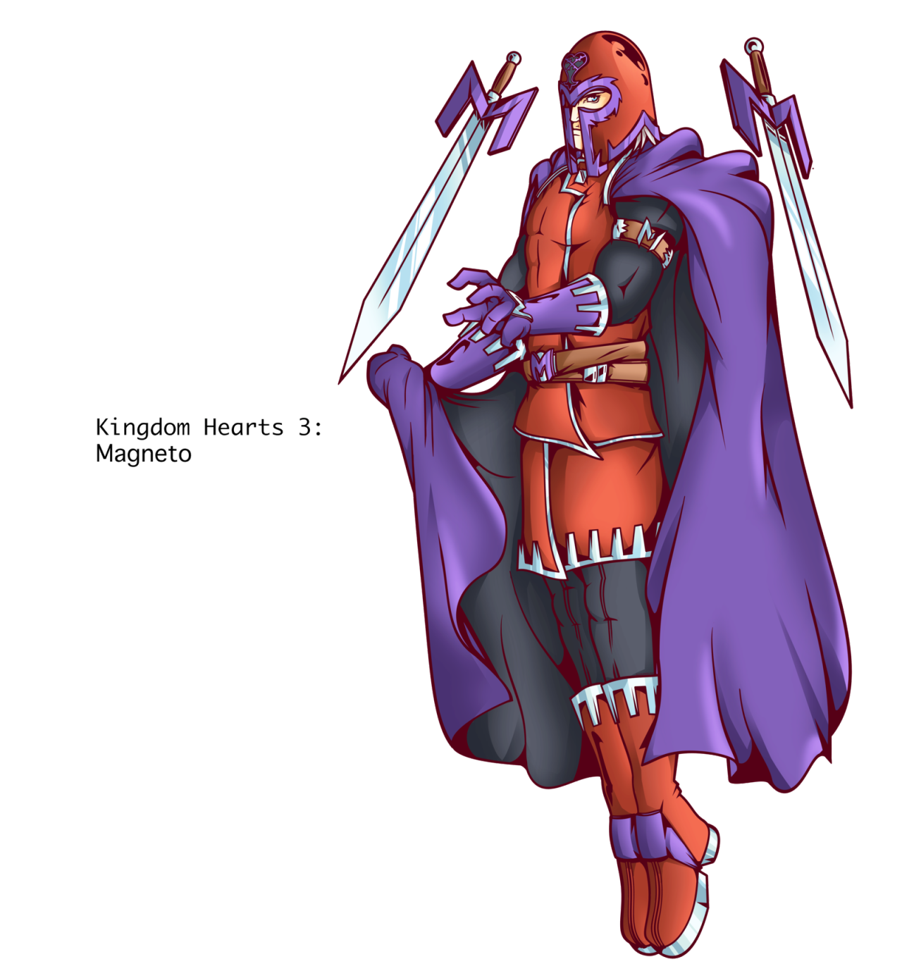 Magneto, Kingdom Hearts by alessandelpho