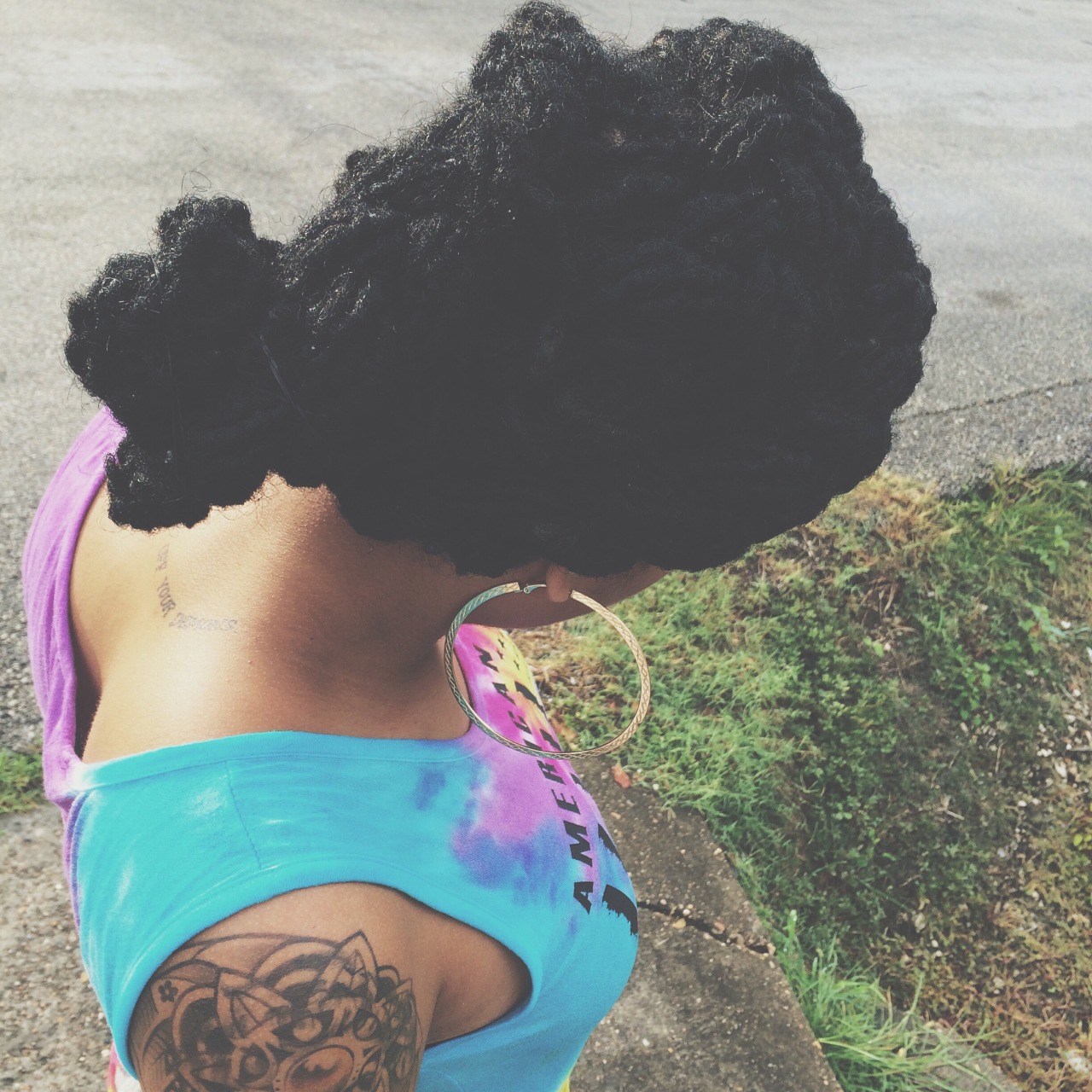 pushups-n-strokes:  nakedbybria: BlackOut 2015.   She’s beautiful AF