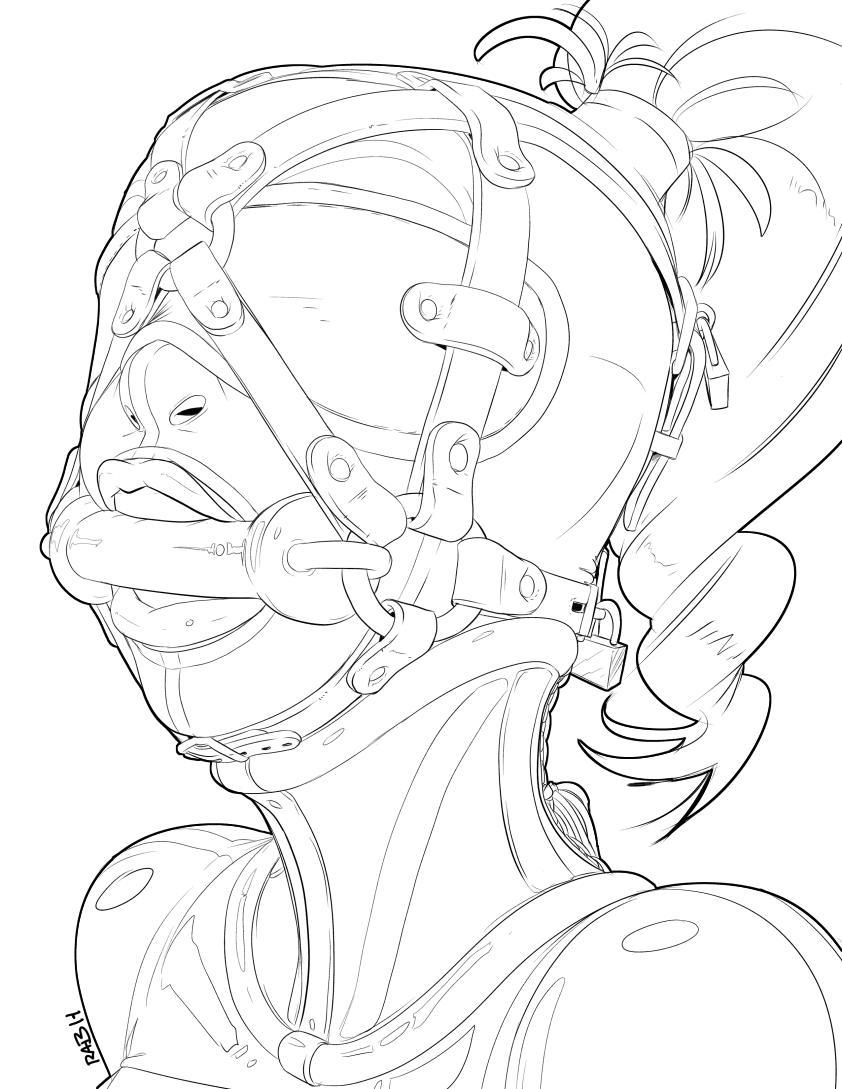 commander-rab:  A good gag and hood bust featuring @suichiboard‘s Melanie.If you