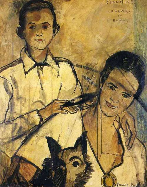 artist-picabia: Jeannine, Lorenzo and Bunny, Francis Picabia www.wikiart.org/en/fr