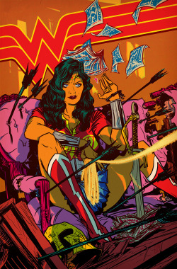 cosmic-arkestry:  Wonder Woman by Nathan Fox 