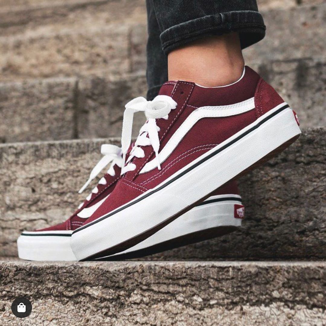 vans feminino tumblr vinho