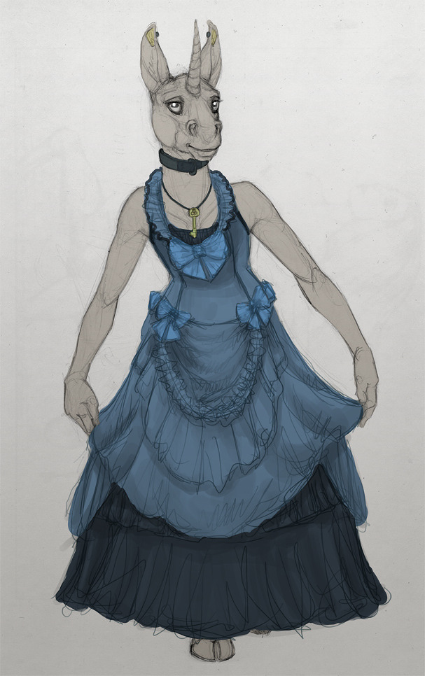 Equustra in a fancy fucking dress . (Basically copied this dress design: link &hellip;i