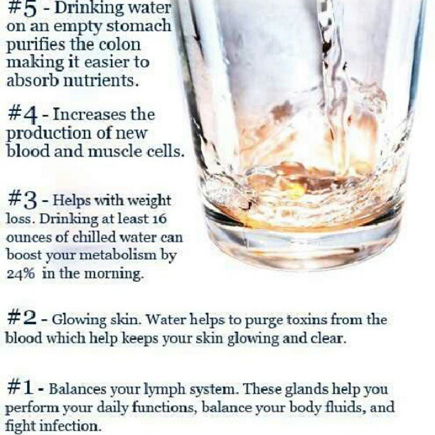 gorgeousammy:  5 reasons you should drink water first thing after waking up 