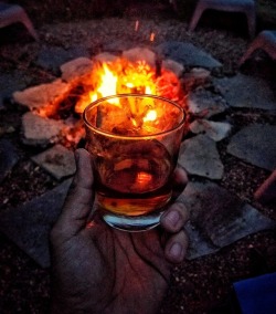 southernsideofme:  Ain’t no whiskey like campfire whiskey