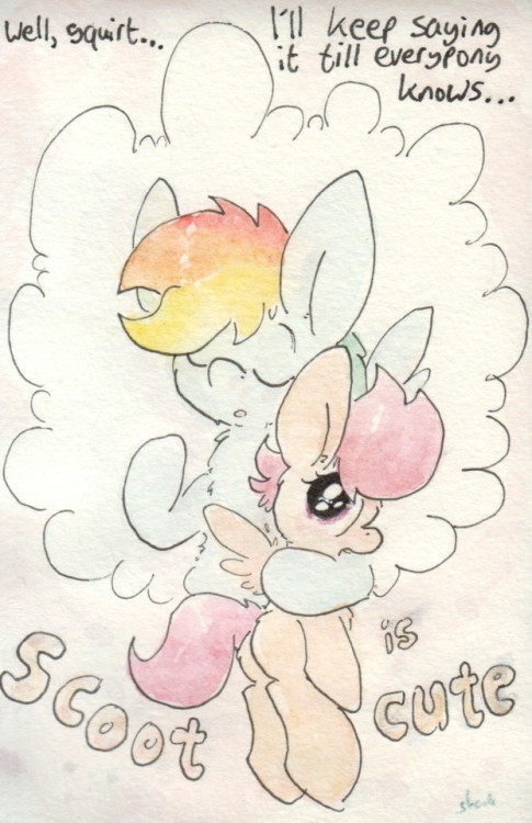 slightlyshade:Scoot is cute. Scoot is cool. Scoot is life. <3!