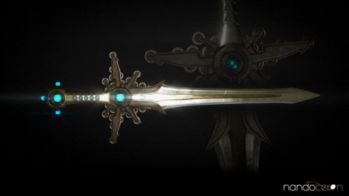 Eldpunk Sword: High poly model byNando CerónHigh-poly inspired by El'druin, the sword of justice wie