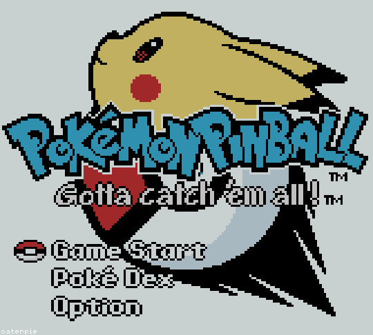 caterpie:Pokemon Pinball (1999)