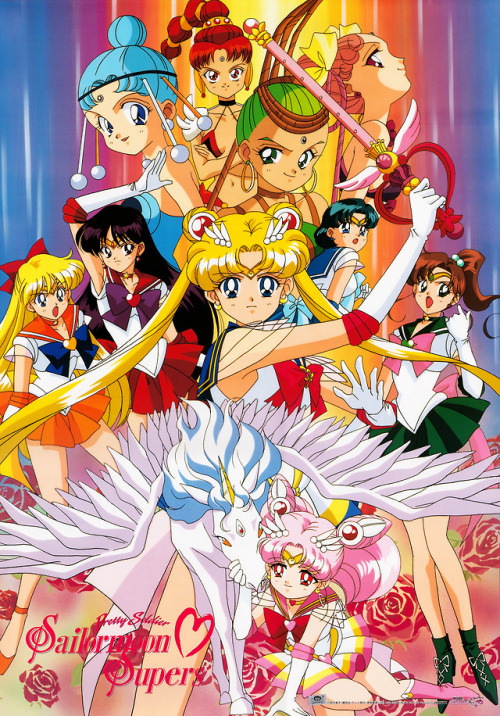 You gotta love vintage Sailor Moon SuperS posters. I dug through my poster bin at home and decided t