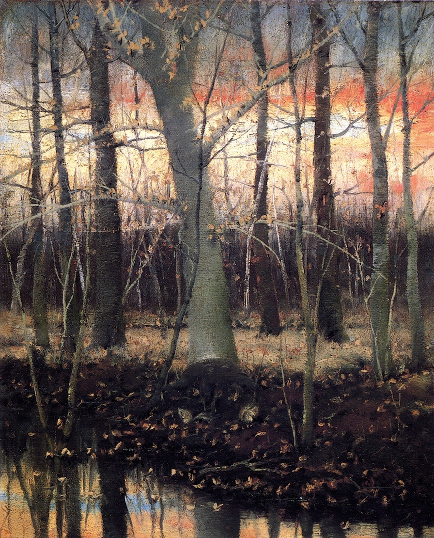 huariqueje:    In the Woods  -   Joseph Decker,     American, 1853 - 1924   Oil