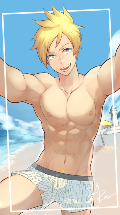 airow5213:    Work Set8 #Prompto    The first character is Prompto Argentum from FFXV!We have two champions of voting in this time,one Prompto and another one is  Ryu  from SideM.So…I will draw them two all !And let’s cheer , Work set 8 will have