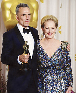 Meryl Streep & Daniel Day-Lewis at the 85th Annual Academy Awards