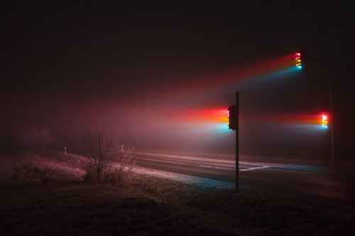 Lucas Zimmermann (German, b. 1992, Landau, Germany, based Weimar, Germany) - Traffic Lights, 2013 and Traffic Lights 2.0